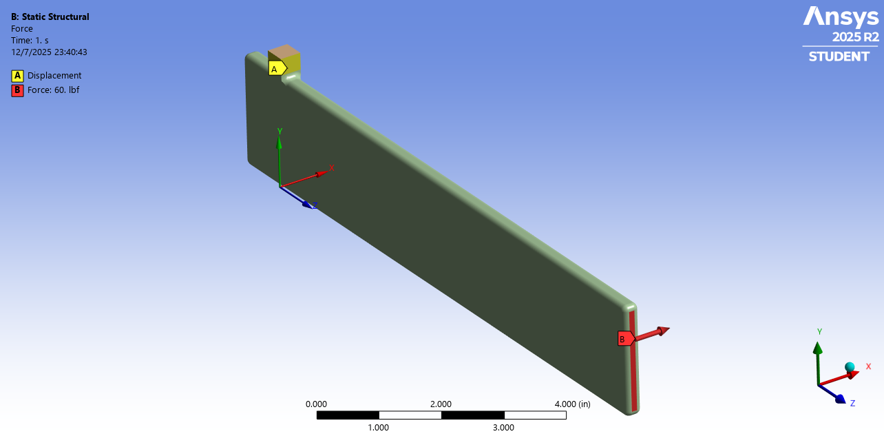 Boundary Conditions and Probe Location